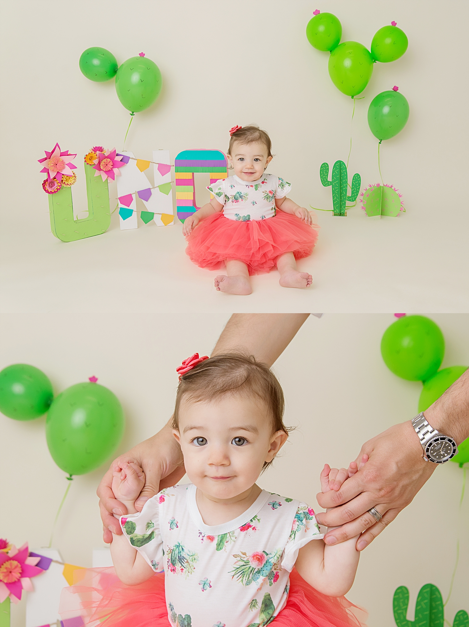 st-louis-first-birthday-cake-smash-photographer-girl-in-tutu-with-cactus-decorations.jpg
