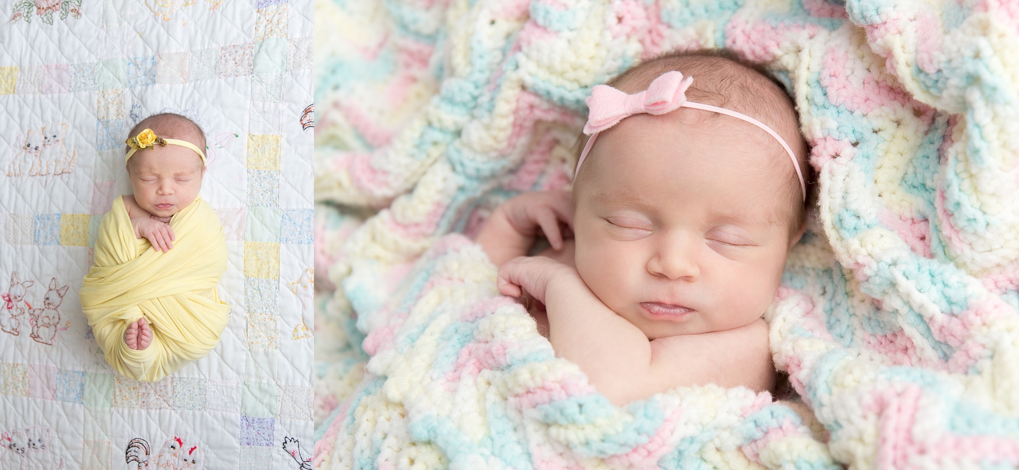 st-louis-newborn-photographer-collage-girl-on-blanket-grandma-made.jpg