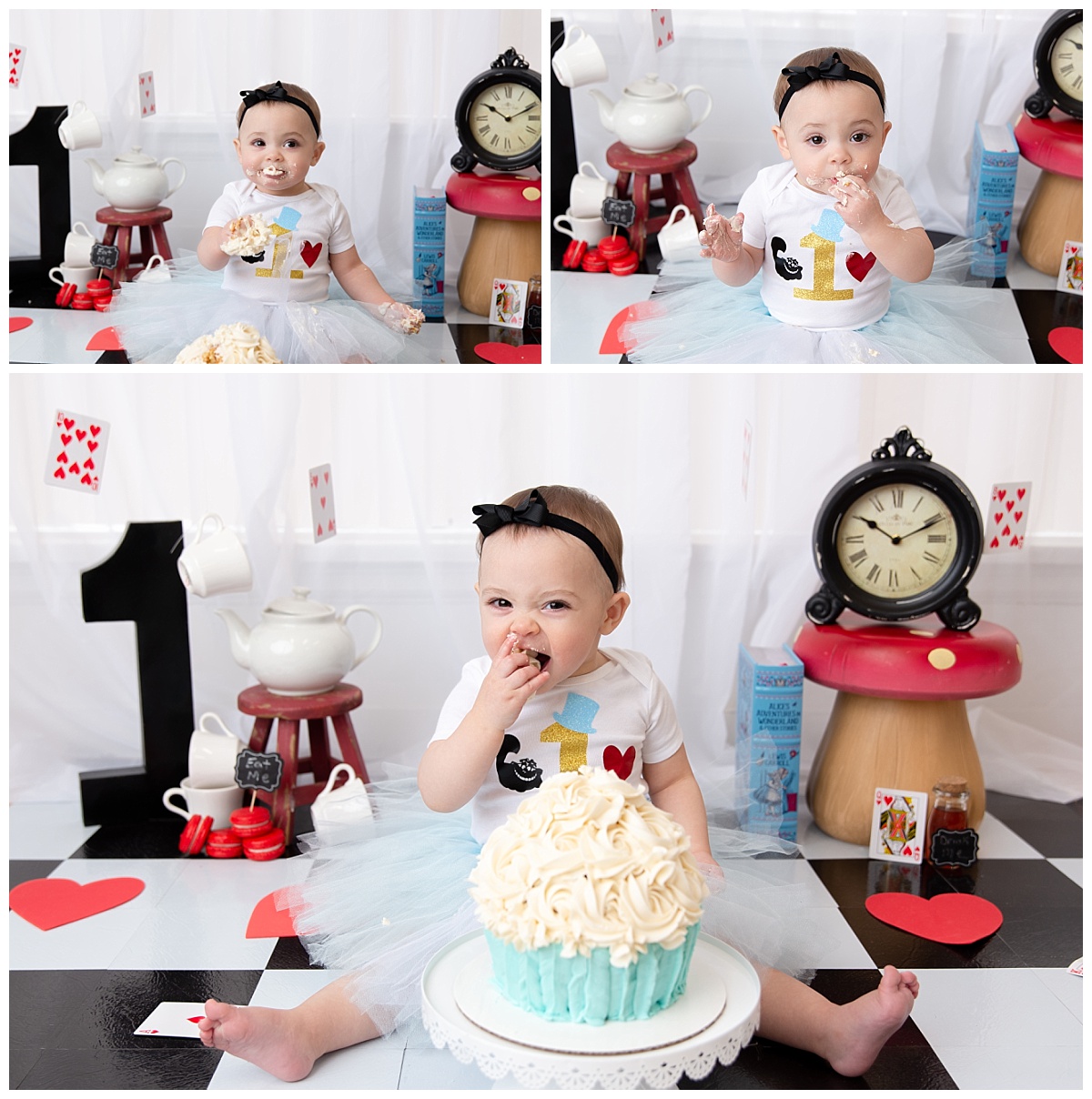 st-louis-cake-smash-photographer-alice-in-wonderland-cake-smash-baby-girl-collage-eating-cake.jpg